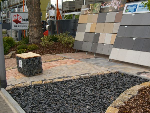 Ausstellungspflaster für Gartengestaltung und Terrassenideen